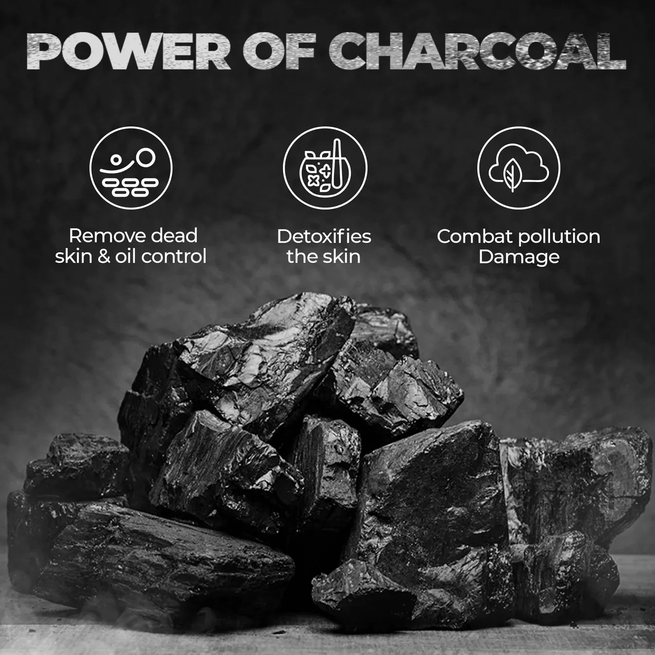 Beardo Activated Charcoal Brick Soap