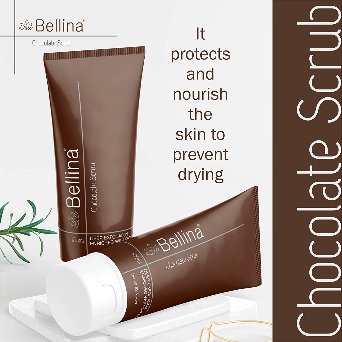 Bellina Chocolate Scrub-100ml