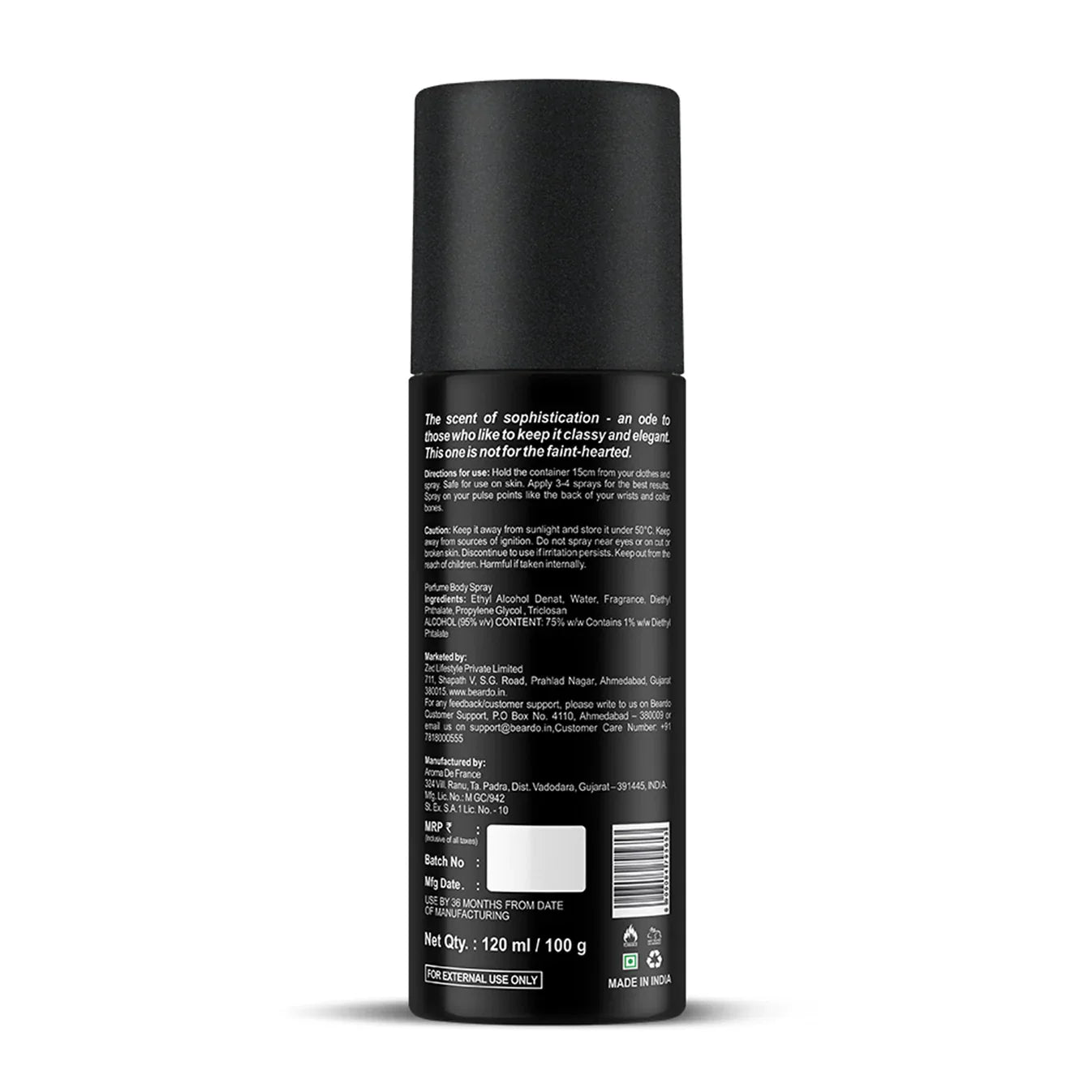 Beardo Whisky Smoke Perfume Body Spray