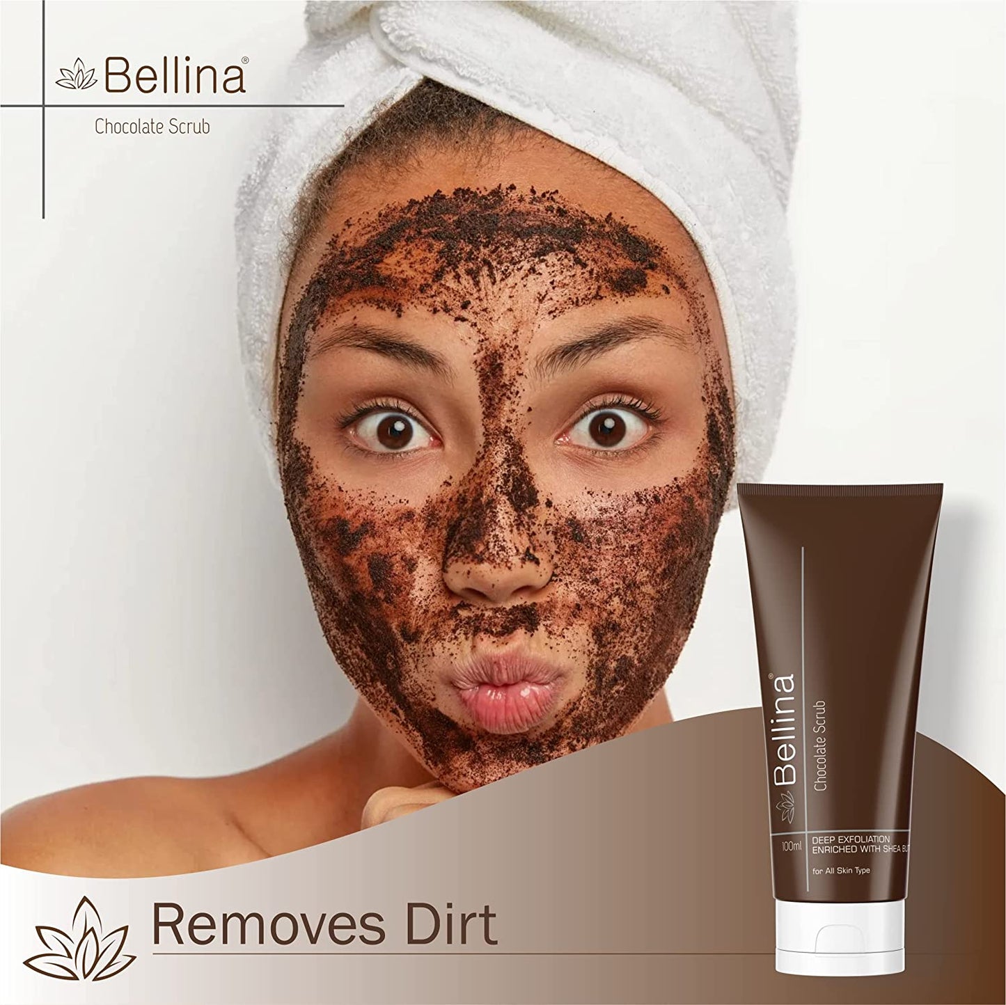 Bellina Chocolate Scrub-100ml