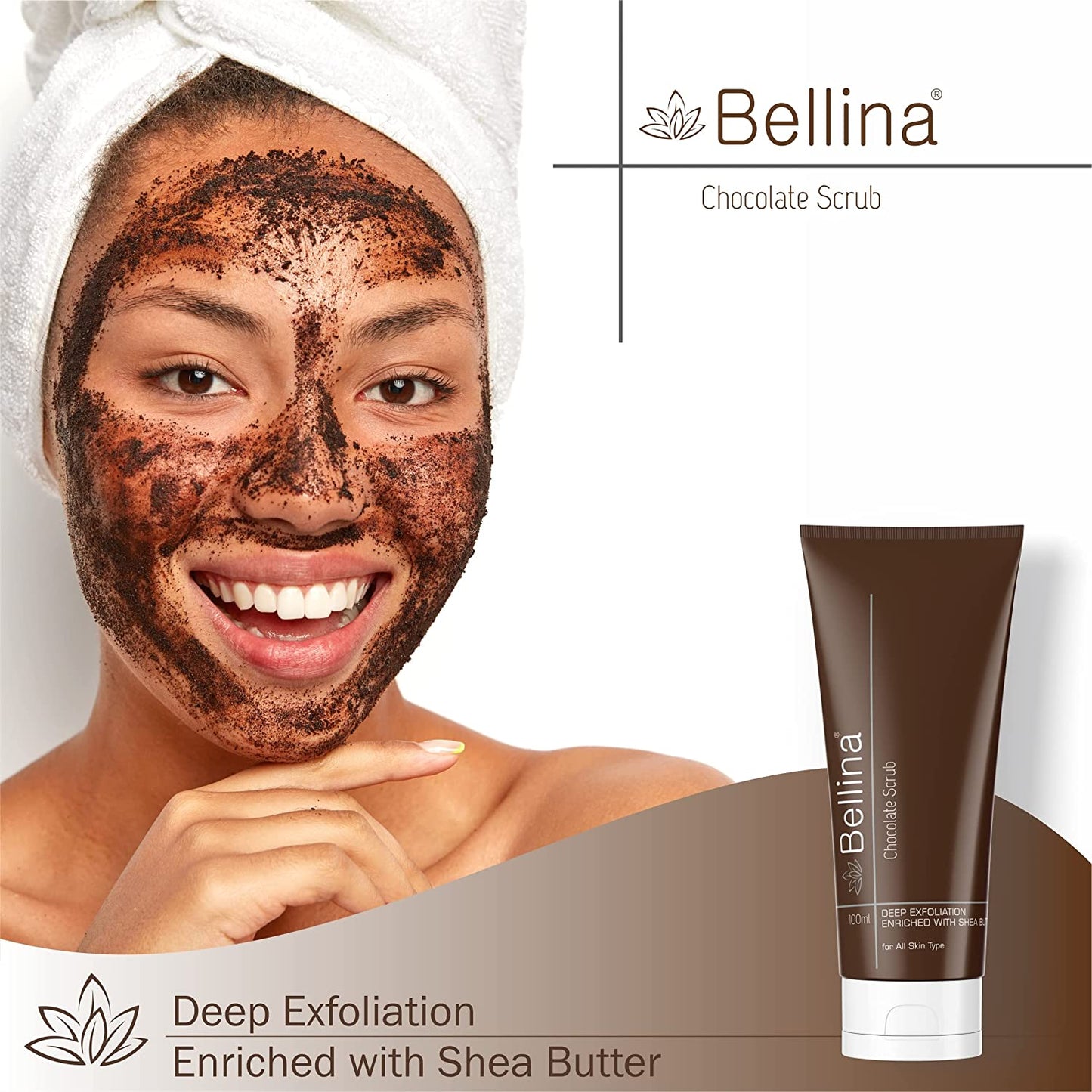 Bellina Chocolate Scrub-100ml