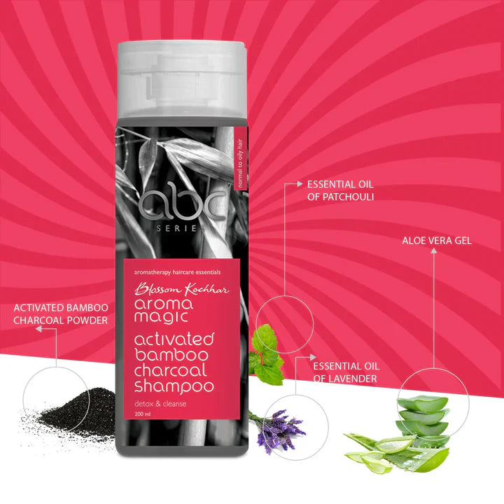 Blossom Kochar Activated Bamboo Charcoal Shampoo 200ML