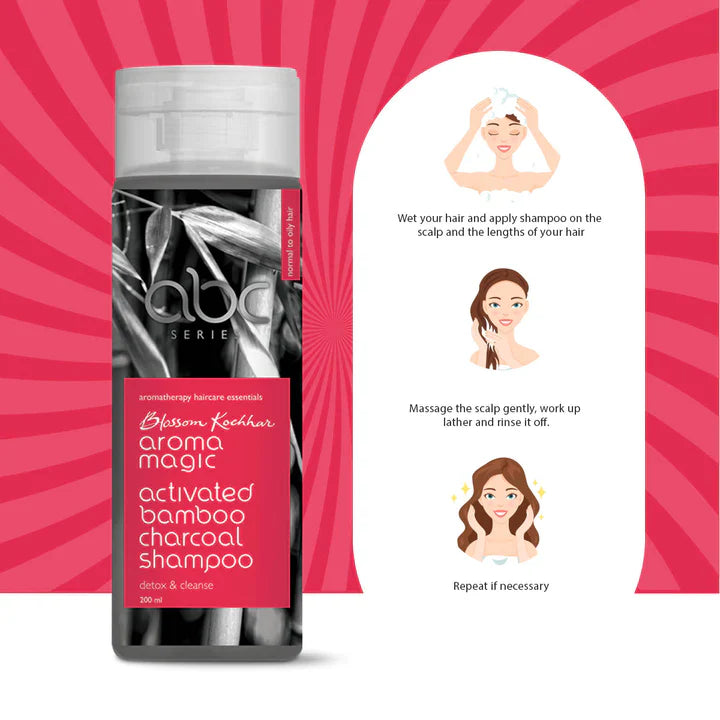 Blossom Kochar Activated Bamboo Charcoal Shampoo 200ML