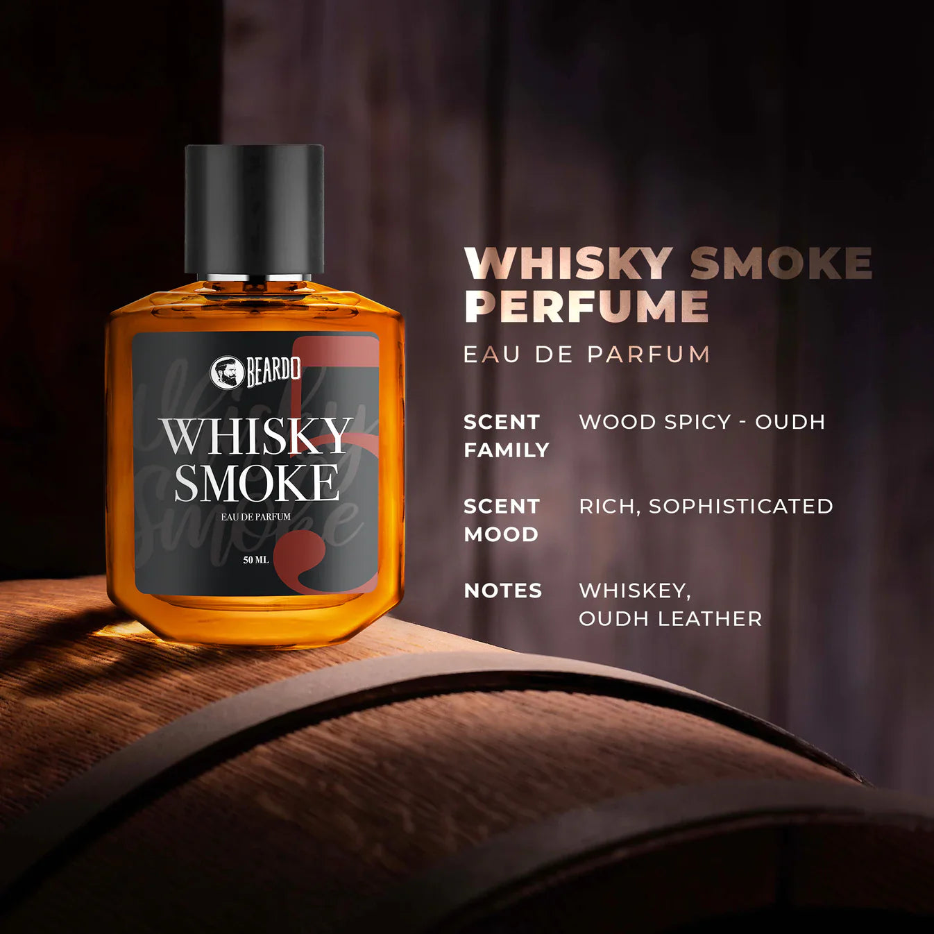 Beardo Whisky Smoke Perfume EDP Trio