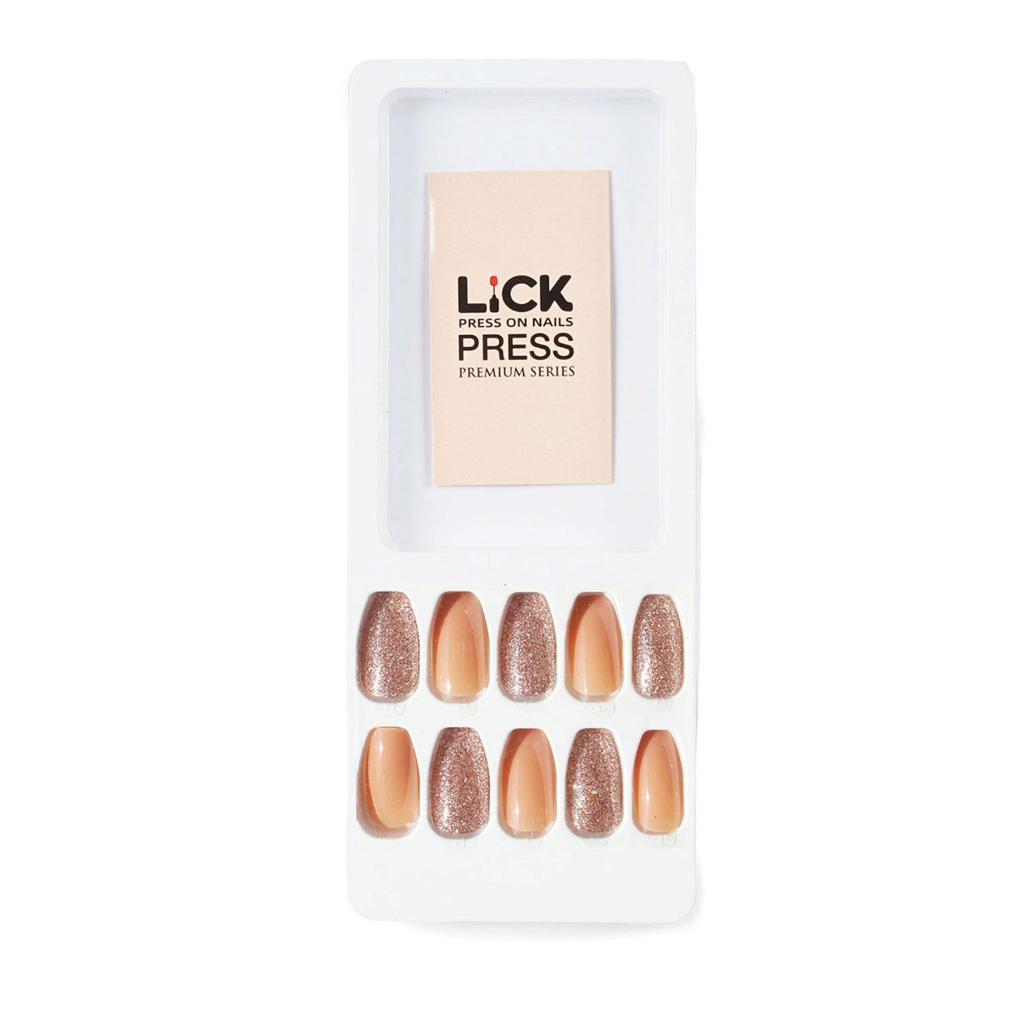 LICK NAILS Multicolor With Animal Print Shade Press on Nails