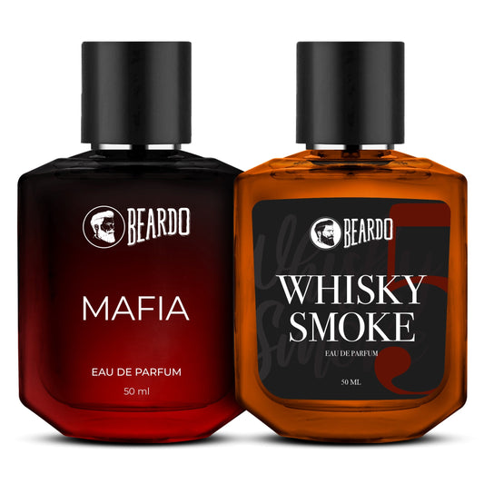 Beardo Whisky Smoke & Mafia Perfume EDP Combo