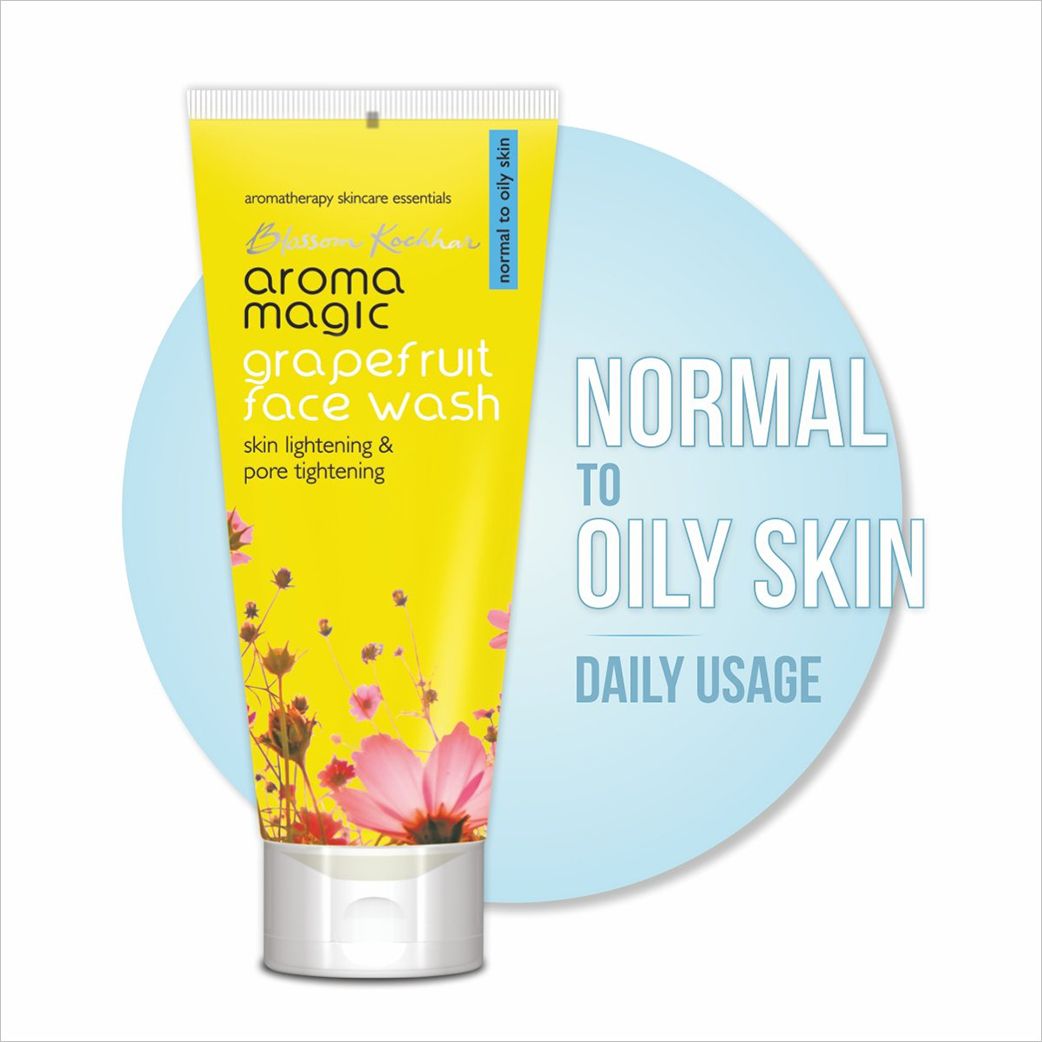 Aroma Magic Grapefruit Face Wash Skin Lightening & Pore Tightening (Normal To Oily Skin)