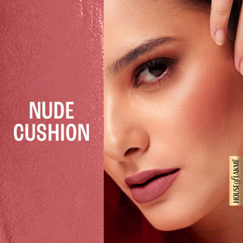Lakme 9 To 5 Weightless Matte Mousse Lip & Cheek Color - Nude Cushion