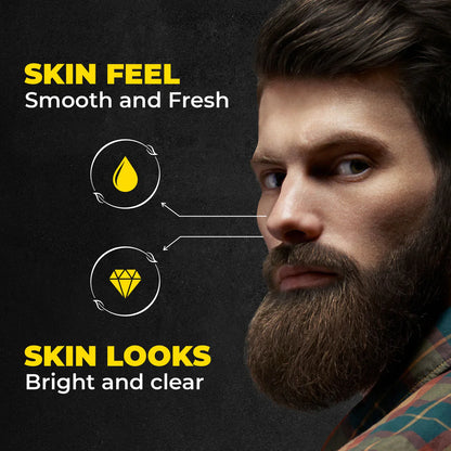 Beardo Ultraglow Facewash & De-Tan Peel Off Mask Combo