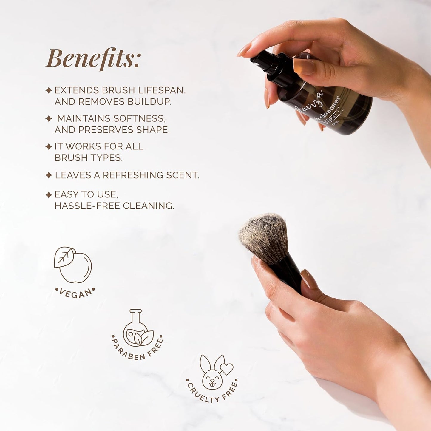 Aflairza Brush Cleanser Mist Spray