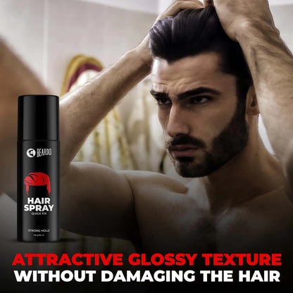 Beardo Strong Hold Hair Spray For Men 192ML