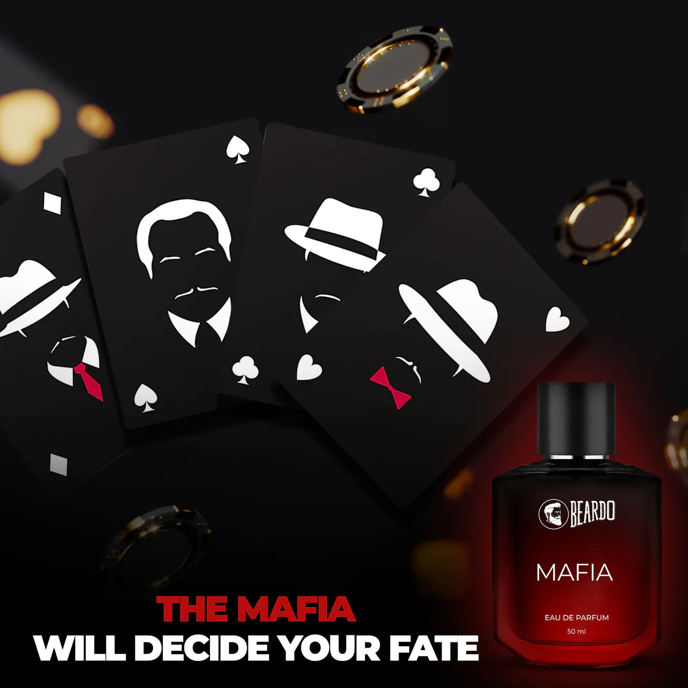 Beardo Whisky Smoke & Mafia Perfume EDP Combo