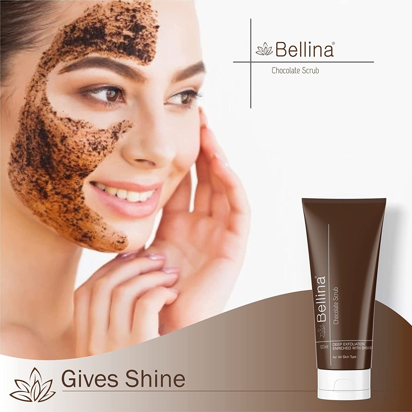 Bellina Chocolate Scrub-100ml