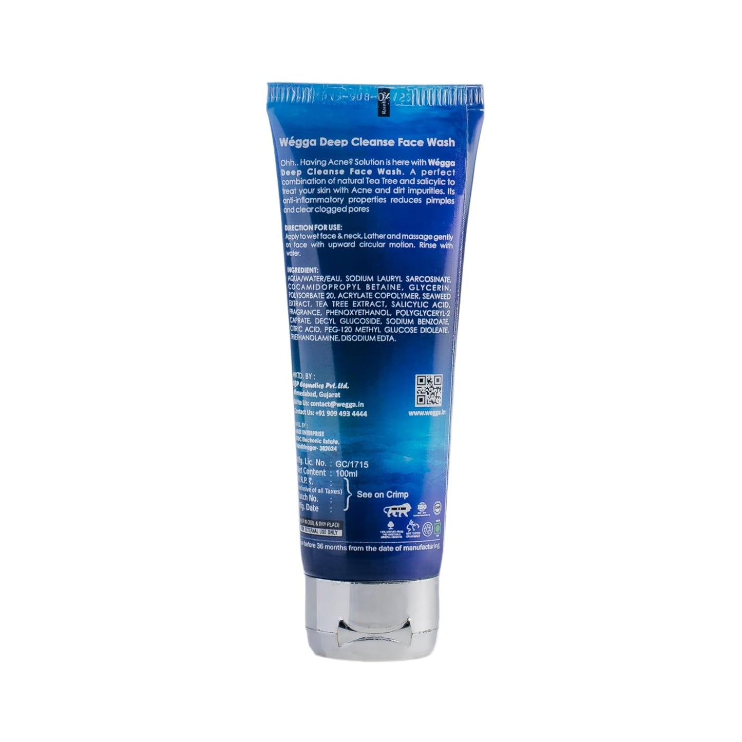Wegga Deep Cleanse Facewash 100ml