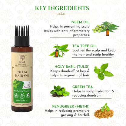 KHADI Neem Hair Oil , 100ml