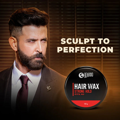 Beardo Hair Wax Strong Hold Crystal Gel Wax