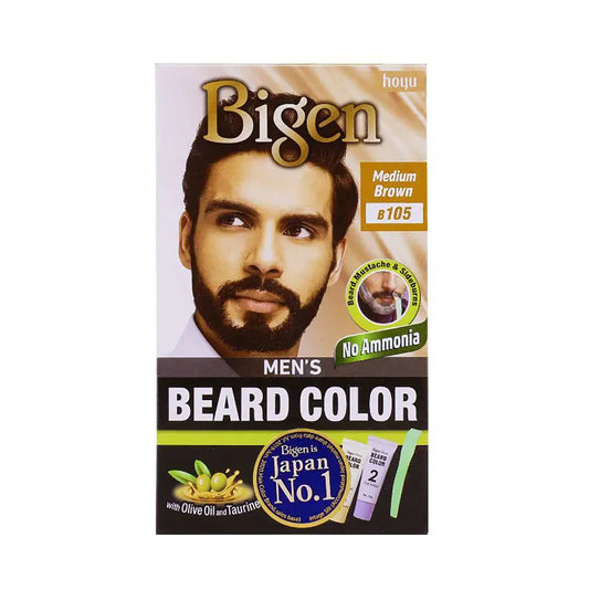 Bigen Men's Beard Color - B105 Medium Brown (40g)
