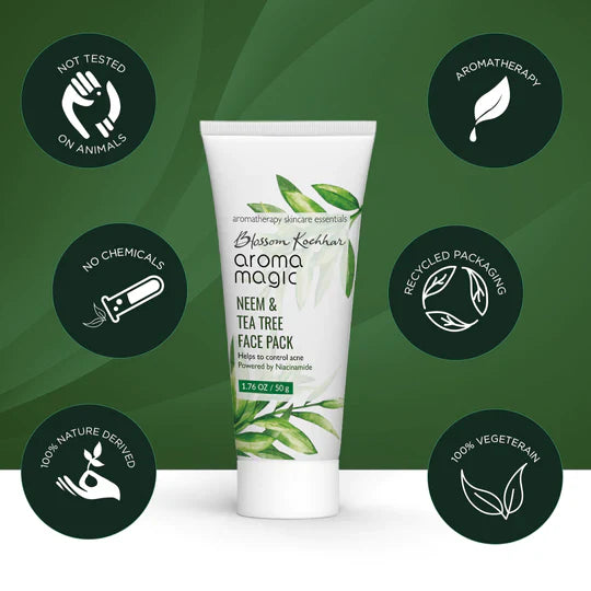 Blossom Kochar Neem & Tea Tree Face Pack 50GM