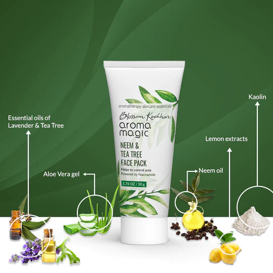 Blossom Kochar Neem & Tea Tree Face Pack 50GM