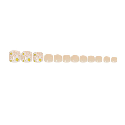 LICK NAILS Tip Toe Artificial Press On Nails