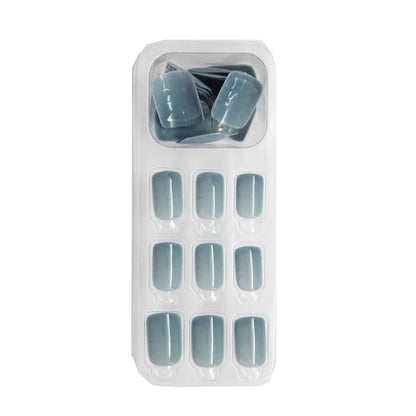 LICK NAILS Sky Blue Square Press On Nails