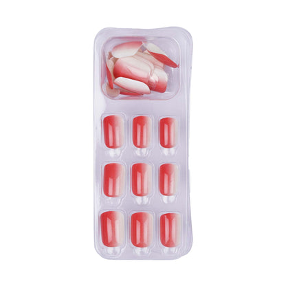 LICK NAILS Square Coral Pink Press On Nails
