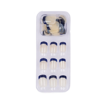 LICK NAILS Rubber Finish Royal Blue Press on Nails