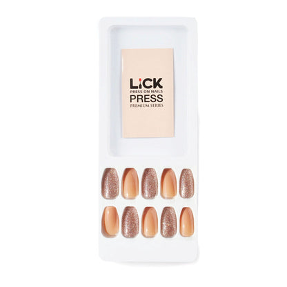 LICK NAILS Multicolor With Animal Print Shade Press on Nails