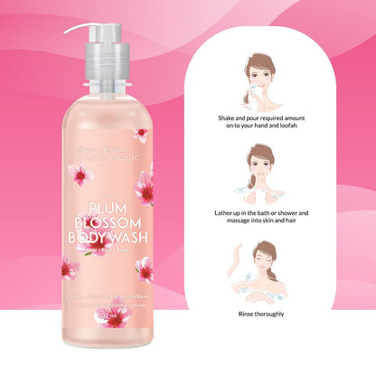 Aroma Magic 3 In 1 Plum Blossom (Hair- Face- Body Wash) 500ml