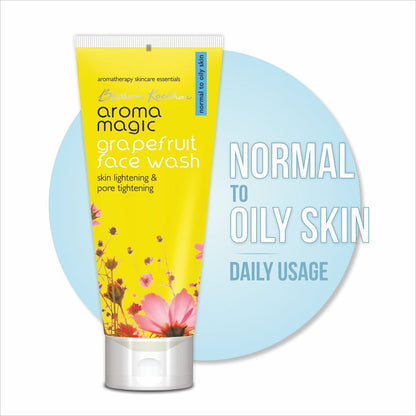 Aroma Magic Grapefruit Face Wash Skin Lightening & Pore Tightening (Normal To Oily Skin)