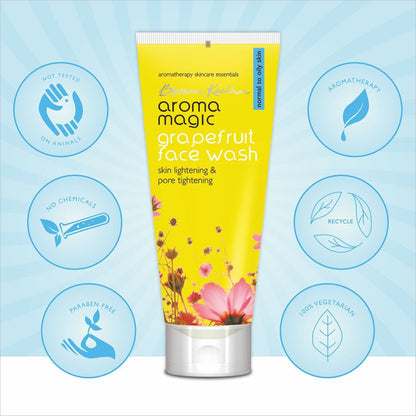 Aroma Magic Grapefruit Face Wash Skin Lightening & Pore Tightening (Normal To Oily Skin)