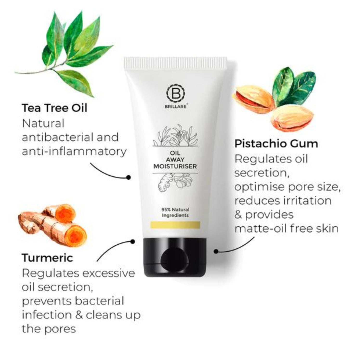 BRILLARE SC OIL AWAY MOISTURISER 50ML