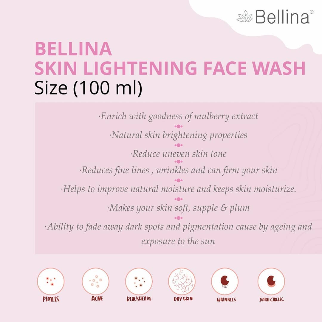 Bellina Skin Lightening Face Wash-100ml