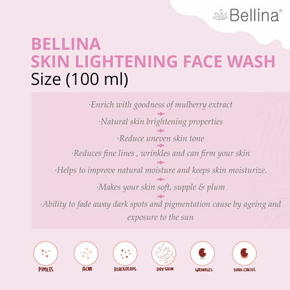 Bellina Skin Lightening Face Wash-100ml